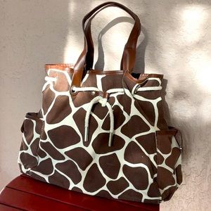 Large Animal Print Tote Bag